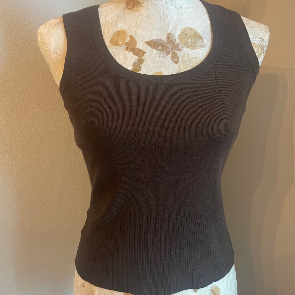 Dark Brown Tank Sweater